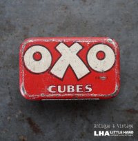 ENGLAND antique OXO TIN イギリスアンティーク 小さな OXO オクソ缶 ヴィンテージ 1930's