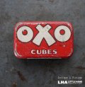 ENGLAND antique OXO TIN イギリスアンティーク 小さな OXO オクソ缶 ヴィンテージ 1930's