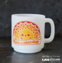 U.S.A. vintage Glasbake Have a nice day Mug グラスベイク マグ  ヴィンテージ 1960's