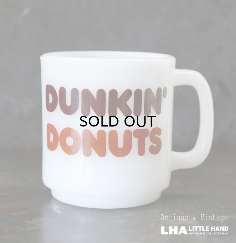 画像1: U.S.A. vintage Glasbake DUNKIN' DONUTS MUG グラスベイク ダンキンドーナツ マグ  ヴィンテージ 1960-70's