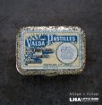 画像1: FRANCE antique VALDA PASTILLES TIN フランスアンティーク トローチ ブリキ缶 ヴィンテージ 缶 1930-40's (1)