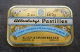 画像2: ENGLAND antique Allenburys PASTILLES TIN イギリスアンティーク トローチ ブリキ缶 ヴィンテージ 缶 1970-90's (2)
