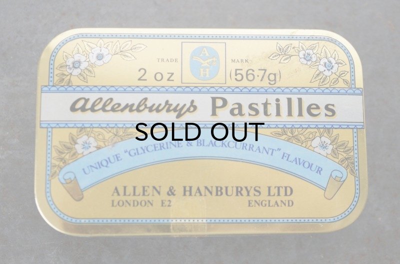 画像2: ENGLAND antique Allenburys PASTILLES TIN イギリスアンティーク トローチ ブリキ缶 ヴィンテージ 缶 1970-90's