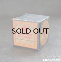 U.S.A. antique アメリカアンティーク ジョンソン&ジョンソン RED CROSS BANDAGE 包帯 紙箱 バンデイジ ヴィンテージ 1930-50's 