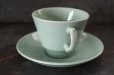画像3: ENGLAND antique WOOD'S WARE beryl C&S イギリスアンティーク ウッズウェア ベリル カップ＆ソーサー コーヒーカップ ヴィンテージ 1940-60's