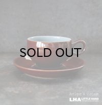 ENGLAND antique DENBY HOMESTEAD C&S イギリスアンティーク デンビー カップ＆ソーサー ヴィンテージ 1940-60's