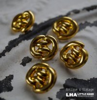 FRANCE antique BUTTONS フランスアンティーク ボタン 5個セット ヴィンテージ 1950-70's