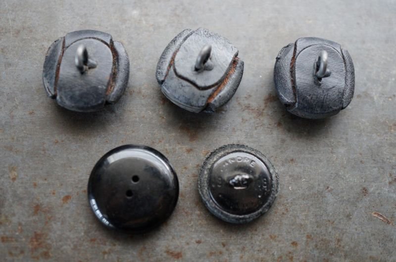画像4: FRANCE antique BUTTONS フランスアンティーク ボタン 5個セット ヴィンテージ 1950-70's