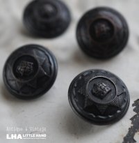 FRANCE antique BUTTONS フランスアンティーク ボタン 4個セット ヴィンテージ 1950-70's