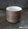 画像1: ENGLAND antique HORNSEA  Palatine Sugar Bowl イギリスアンティーク ホーンジー  シュガーボウル シュガーポット ヴィンテージ 1970-80's (1)