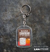 FRANCE antique FRENCH KEYRING BUVEZ COINTREAU フランスヴィンテージ フレンチキーホルダー ヴィンテージ 1960-70's 