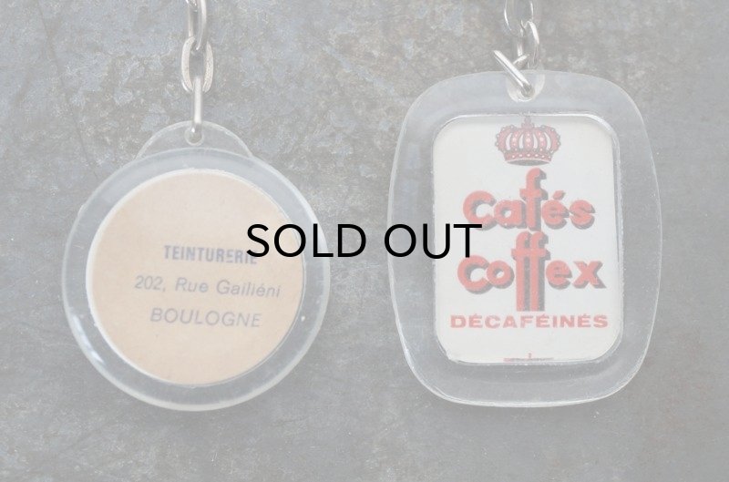 画像4: FRANCE antique FRENCH KEYRING 2pcs フランスヴィンテージ フレンチキーホルダー 2個SET 1960-70's 