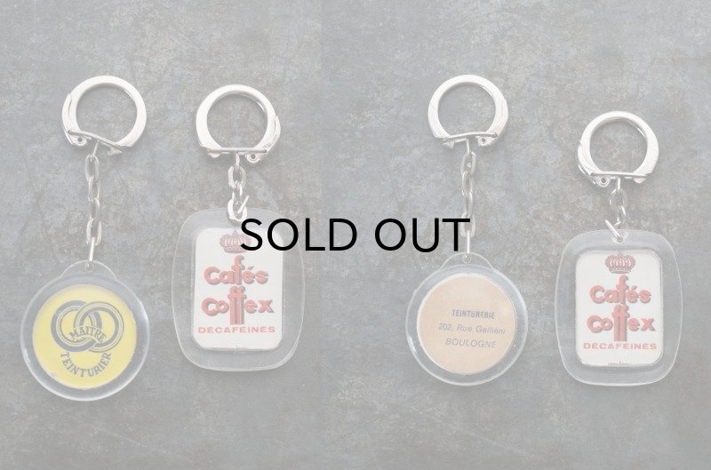 画像2: FRANCE antique FRENCH KEYRING 2pcs フランスヴィンテージ フレンチキーホルダー 2個SET 1960-70's 