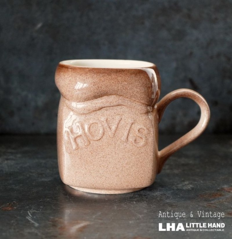 画像1: ENGLAND antique HOVIS mug cup イギリスアンティーク HOVIS ホーヴィス マグカップ ヴィンテージ 1970-80's