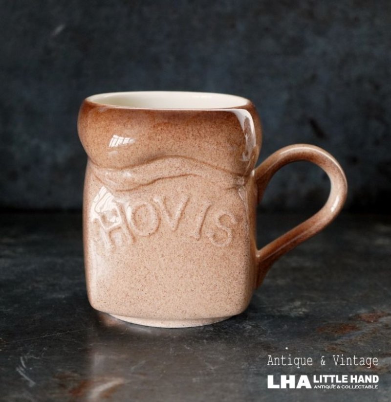 画像1: ENGLAND antique HOVIS mug cup イギリスアンティーク HOVIS ホーヴィス マグカップ ヴィンテージ 1970-80's