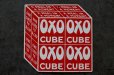 画像2: 【RARE】ENGLAND antique OXO SIGN イギリスアンティーク オクソ キューブ型 ホーロー サインプレート 看板 ヴィンテージ 1970-80's  (2)