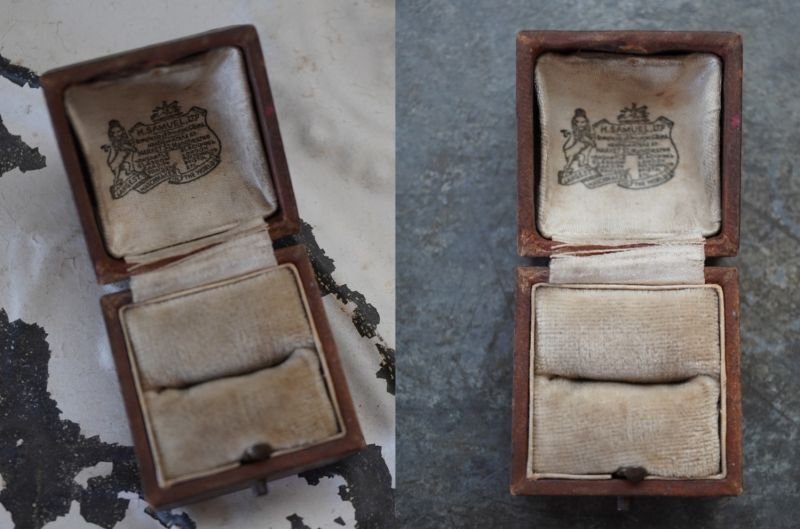 画像2: ENGLAND antique JEWELLERY BOX CASE イギリスアンティーク ジュエリーケース　ジュエリーボックス リングケース アクセサリー 1890-1930's