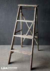 U.S.A. antique STEP LADDER アメリカアンティーク ステップラダー 脚立 梯子 はしご 踏み台 ヴィンテージ 1950-80's