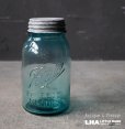 画像2: USA antique Ball Jar (Ｍ) アメリカアンティーク BALL ジャー ガラスジャー (Ｍ) メイソンジャー保存瓶 ヴィンテージ ガラス瓶 1910-23's (2)