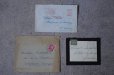 画像2: FRANCE antique LETTER 3pcs フランスアンティー レター 封筒 3枚セット  ヴィンテージ  ビンテージ 1910-1950's (2)