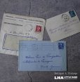 画像1: FRANCE antique LETTER 3pcs フランスアンティー レター 封筒 3枚セット  ヴィンテージ  ビンテージ 1910-1950's (1)