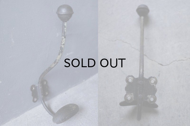 画像3: FRANCE antique Hook フランスアンティーク アイアン フック コートフック ヴィンテージ1920-40's