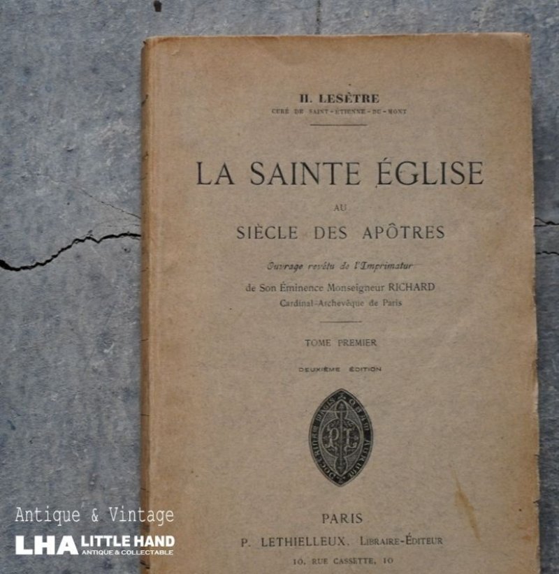 画像2: FRANCE antique BOOK フランス アンティーク ブック book 本 古書 洋書 1905's