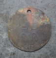 画像3: U.S.A. antique Number Tag アメリカアンティーク ナンバータグ ナンバープレート ブラス 真鍮 ヴィンテージ 1940-60's  (3)