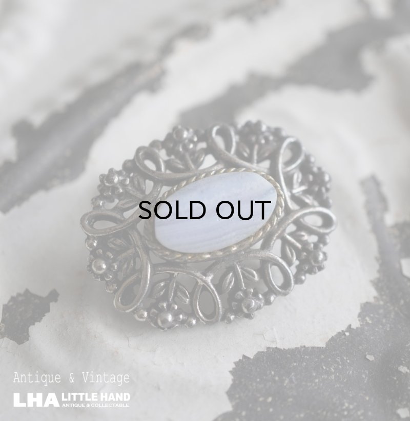 画像1: SALE【30%OFF】ENGLAND antique Brooch イギリスアンティーク ブローチ アクセサリー ヴィンテージブローチ コスチュームジュエリー 1960-80's 