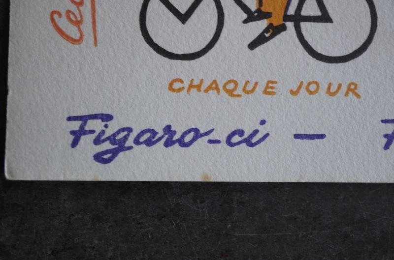 画像3: FRANCE antique BUVARD LE FIGARO フランスアンティーク ビュバー【レイモンド サヴィニャック】 ヴィンテージ 1950-70's 