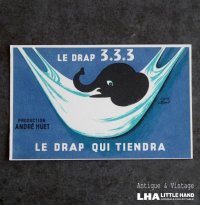 【RARE】FRANCE antique BUVARD LE DRAP 3+3+3 Villemot フランスアンティーク ビュバー ヴェルナール・ヴィルモ 1950-70's ヴィンテージ
