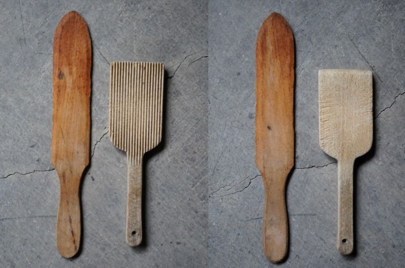 画像3: ENGLAND antique Wooden Butter Pat &Wooden Knife イギリスアンティーク 木製 バターパット&パテナイフ 1900-30's