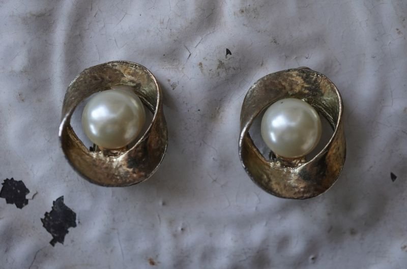 画像2: U.S.A. antique Earrings  アメリカアンティーク コスチュームジュエリー ヴィンテージ イヤリング 1960－80's 