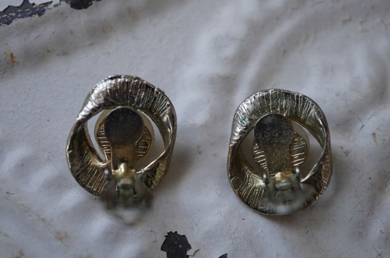 画像3: U.S.A. antique Earrings  アメリカアンティーク コスチュームジュエリー ヴィンテージ イヤリング 1960－80's 