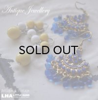 SALE【20%OFF】U.S.A. vintage  Earrings  2pcs アメリカヴィンテージ コスチュームジュエリー ピアス  2個セット イヤリング 1970-90's 