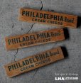 画像1: U.S.A. antique PHILADELPHIA  WOODEN PLATE アメリカアンティーク 木製チーズボックスプレート 1900-1930's (1)