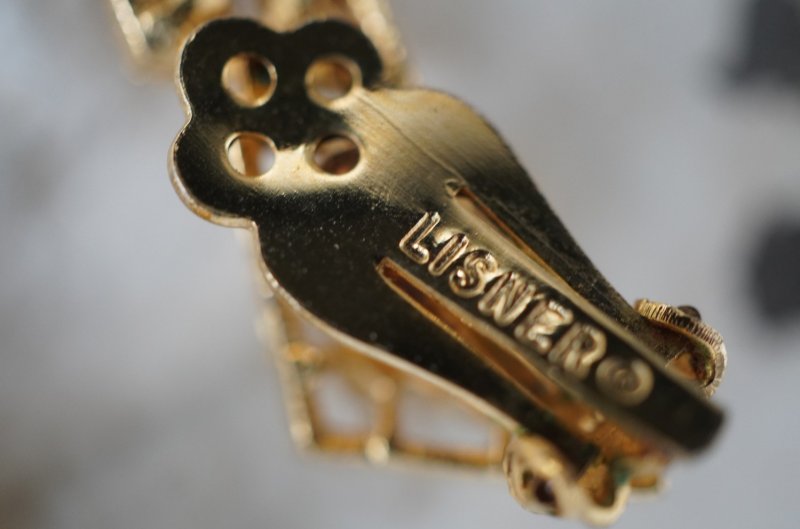 画像5: U.S.A. antique LISNER Earrings  アメリカアンティーク コスチュームジュエリー ヴィンテージ イヤリング 1960－80's 