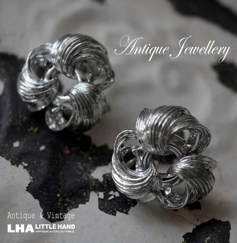 画像1: U.S.A. antique LISNER Earrings  アメリカアンティーク コスチュームジュエリー ヴィンテージ イヤリング 1960－80's 