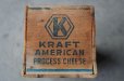 画像4: USA antique KRAFT Cheese Box アメリカアンティーク KRAFT クラフト 木製チーズボックス  ヴィンテージ 木箱 1930-1940's
