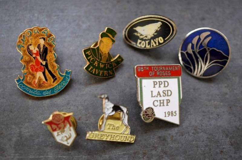 画像2: FRANCE antique PINS Pin Badge 7pcs フランスアンティーク ピンズ ピンバッジ 7個 ヴィンテージ 1980-90's