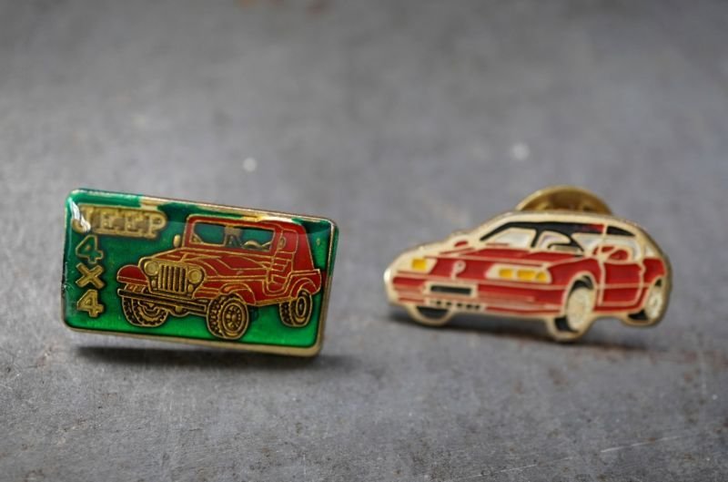 画像2: FRANCE antique PINS Pin Badge 10pcs フランスアンティーク ピンズ ピンバッジ 10個 CAR 車 自動車 ヴィンテージ 1980-90's