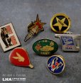 画像1: FRANCE antique PINS Pin Badge 7pcs フランスアンティーク ピンズ ピンバッジ 7個 U.S.ARMY ヴィンテージ 1980-90's (1)