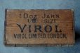 画像11: 【RARE】ENGLAND antique VIROL BOX イギリスアンティーク 木製 ウッドボックス 木箱 1910-30's  