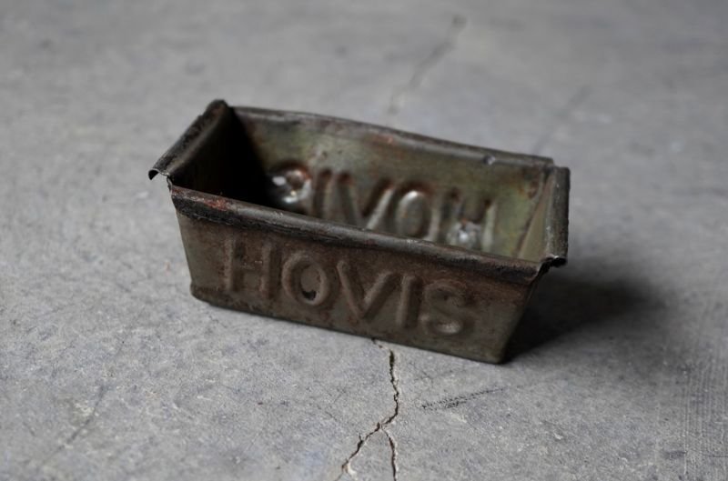 画像2: ENGLAND antique HOVIS TIN イギリスアンティーク ホーヴィス ミニブレッド缶 ベーキングティンモールド 型 1930-50's