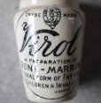 画像2: 【RARE】 ENGLAND antique VIROL (S) POTTERY ”BONE IN HAND ”LANCET(Sサイズ) イギリスアンティーク ヴァイロール ヴィロール1860-80's 陶器ポット  (2)
