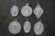 画像2: FRANCE antique MEDAILLE 6pcs フランスアンティーク メダイユ 6個セット ロザリオ  1930-50's (2)