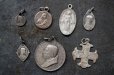 画像2: FRANCE antique MEDAILLE 7pcs フランスアンティーク メダイユ 7個セット ロザリオ  1930-50's (2)