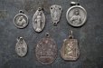 画像2: FRANCE antique MEDAILLE 7pcs フランスアンティーク メダイユ 7個セット ロザリオ  1930-50's (2)