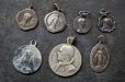 画像2: FRANCE antique MEDAILLE 7pcs フランスアンティーク メダイユ 7個セット ロザリオ  1930-50's (2)