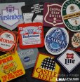 画像1: ENGLAND antique ADVERTISING Beer Mats イギリスアンティーク アドバタイジング ビアマット コースター 広告入り ヴィンテージ 12枚SET 1970-80's (1)